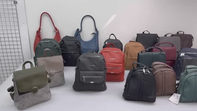 756_женские рюкзаки из искусственной кожи и текстильного материала торговая марка Valigetti смотреть онлайн