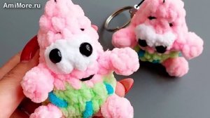 Амигуруми: схема Патрик | Игрушки вязаные крючком