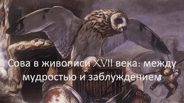 Сова в живописи 17 века: между мудростью и заблуждением смотреть онлайн