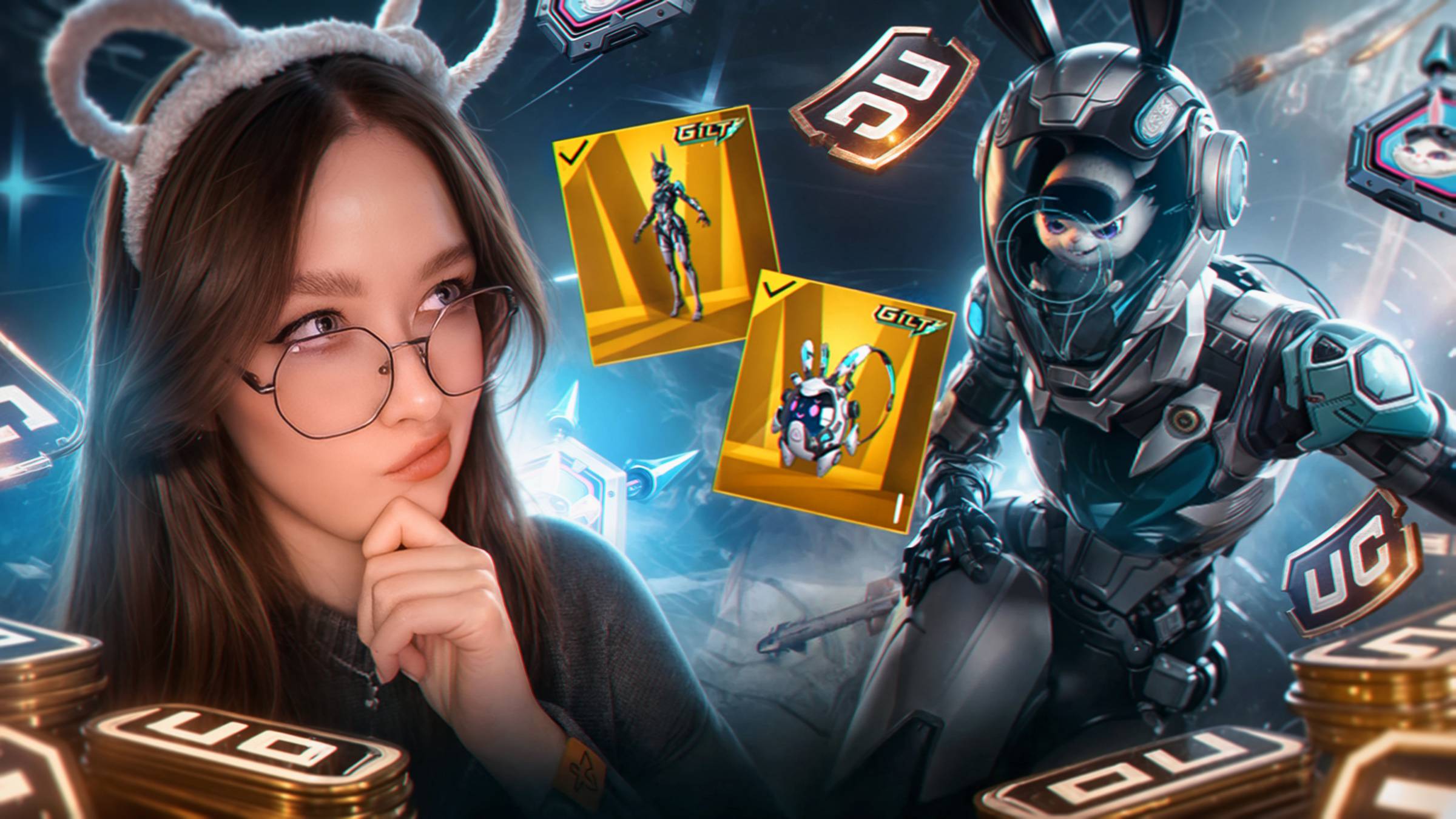 🐰 НОВЫЙ ЗОЛОТОЙ КОСТЮМ КРОЛИКА в PUBG MOBILE! ОТКРЫВАЮ НОВЫЙ КЕЙС в ПУБГ МОБАЙЛ! DSR + КРОЛИК смотреть онлайн