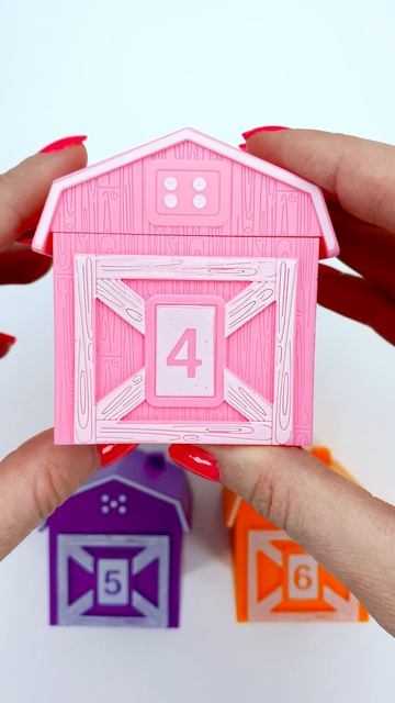 Считаем От 1 до 6 🔢🏠 Магнитные Цифры в Цветных Домиках смотреть онлайн