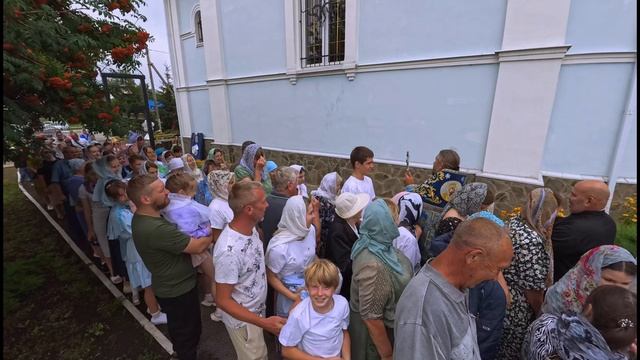 престольный праздник храма Казанской иконы Божьей Матери с. Борисовка июль2025 смотреть онлайн