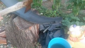 Разрезать покрышку быстро не