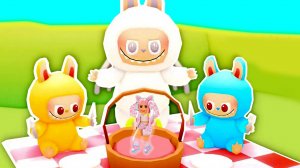 Выращиваем детей Лабубу в роблокс!