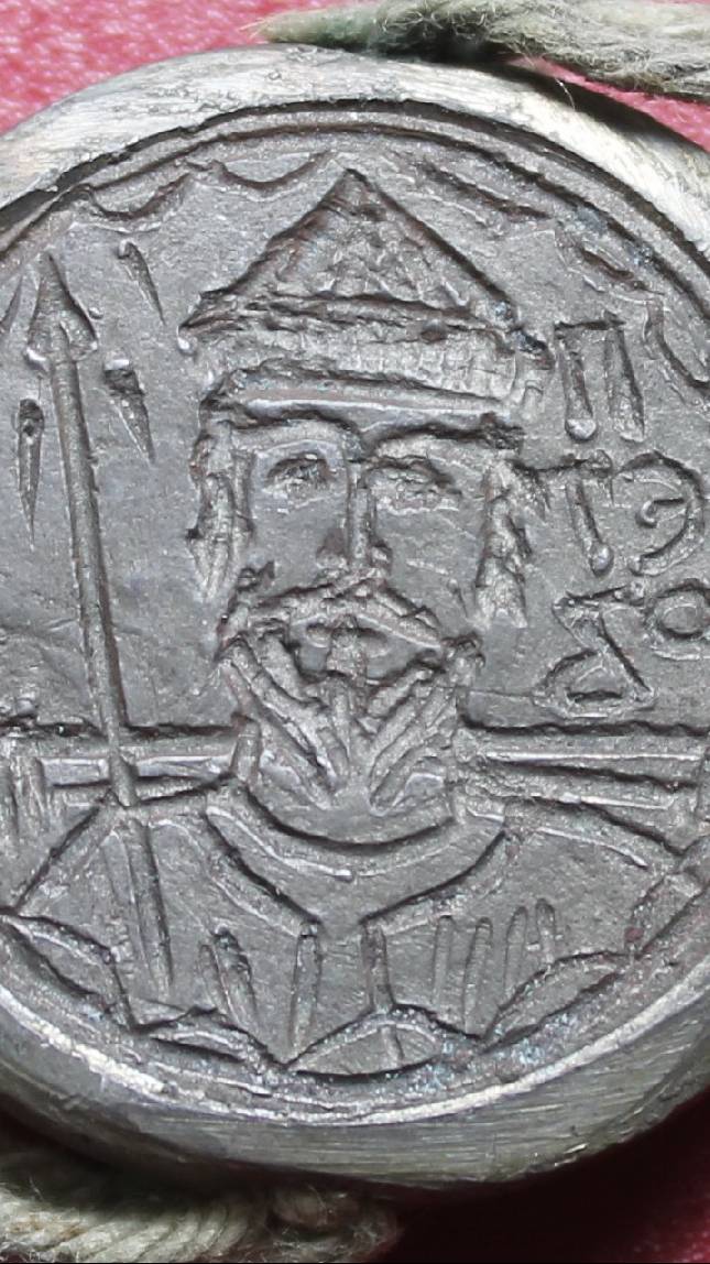 Артефакт. тяжелая свинцовая вислая печать, пломба, Киевская Русь. Уникальный раритет 3