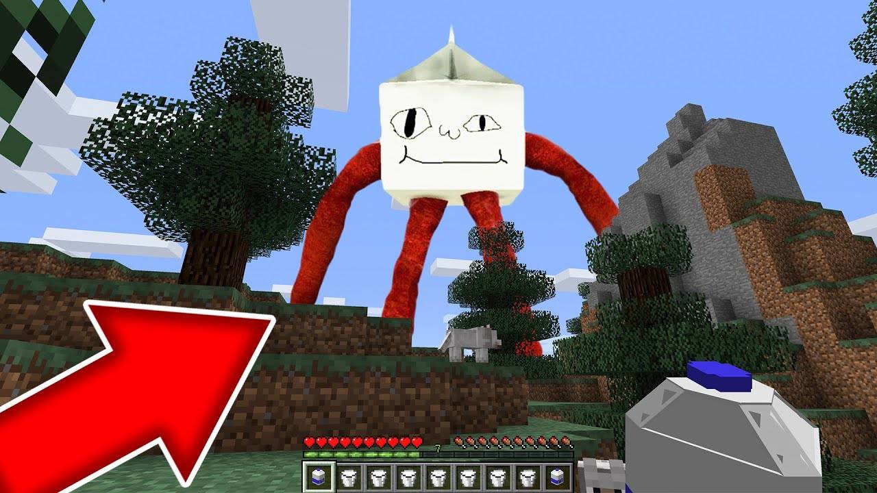 Я ПРИЗВАЛ ХОДЯЧЕЕ МОЛОКО В СВОЕМ МИРЕ В МАЙНКРАФТ ! КАК ПРИЗВАТЬ MILKWALKER SCP MINECRAFT смотреть онлайн