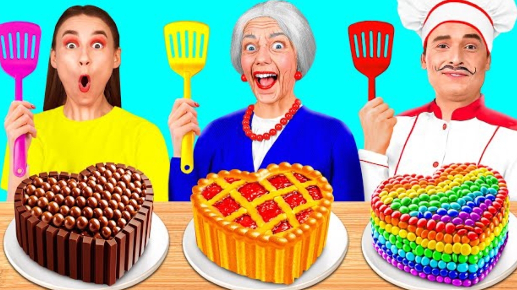 Кулинарный Челлендж: Я против Бабушки #челендж #а4 #влада4 #прятки #игравкальмара #прикол