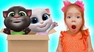 История для детей как Настя попала в игру Мой Говорящий Том и друзья