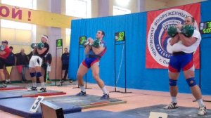 Чемпионат ВС РФ по гиревому спорту Иван Денисов. 2013 год Толчок 24 кг