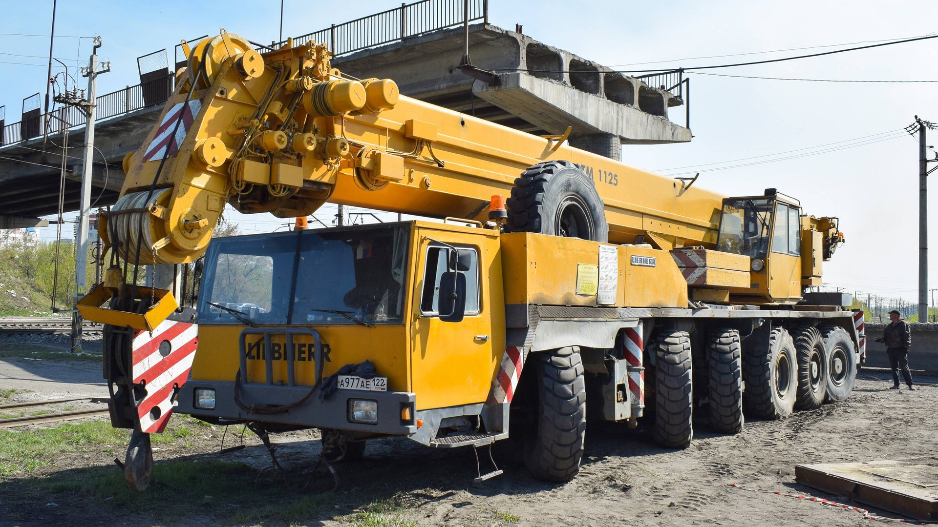 Кран Liebherr LTM-1125 / Liebherr LTM-1125 Crane.