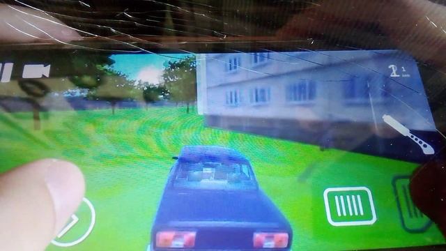 Мощная езда на чёрном ВАЗ 2107 спутник по городу. Испытываю тачки в игре Рашшен карт креш симулятор.