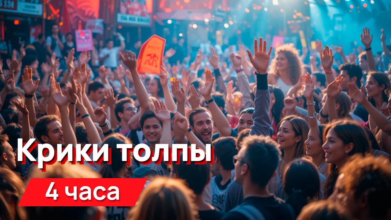 Звуки для соседей - радостные крики толпы с промежутками в минуту смотреть онлайн