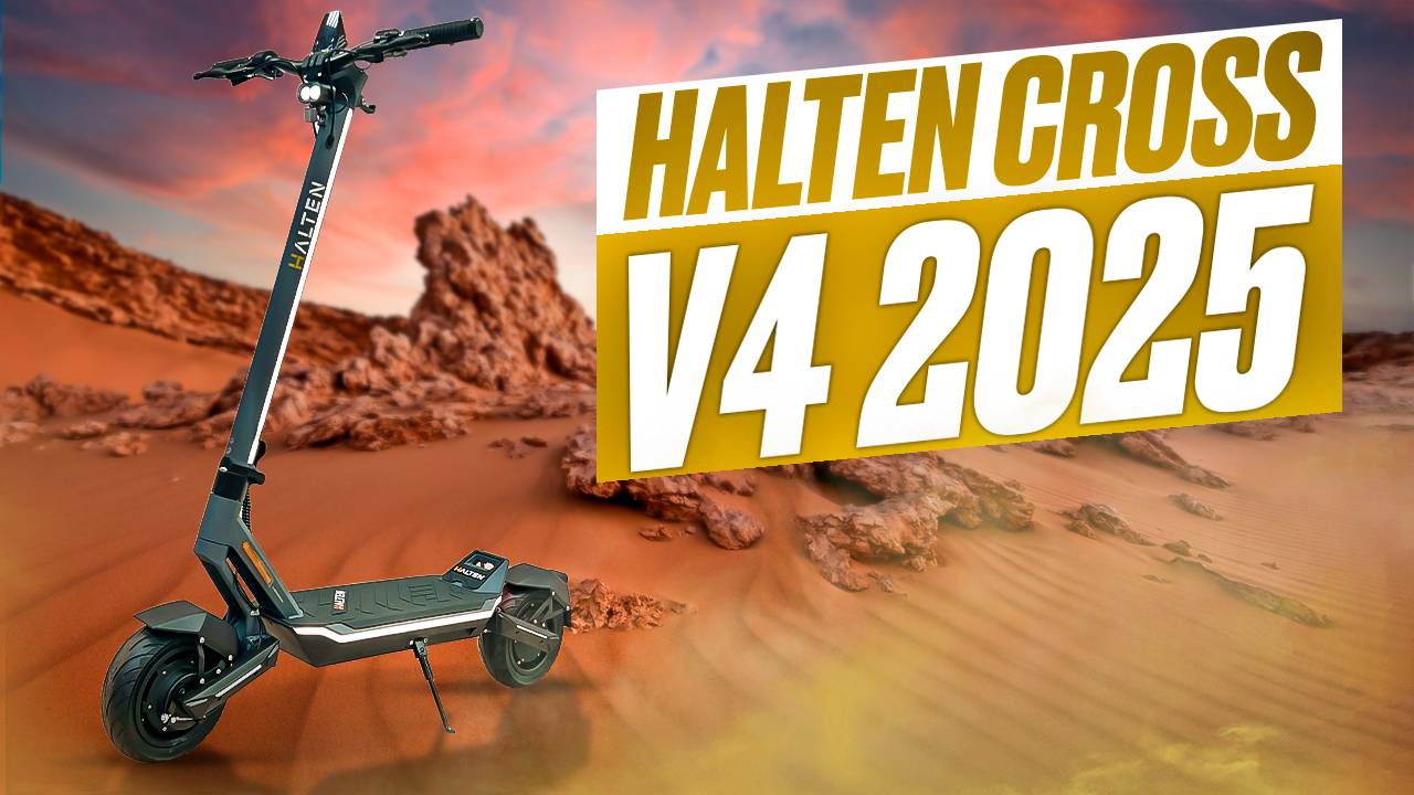 Обновленный электросамокат Halten Cross v4 Версия 2025 смотреть онлайн