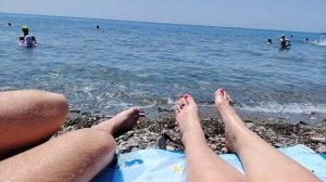 Лазаревское 2025, отдых на море, пляж Багратион.