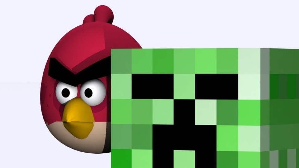 ANGRY CREEPER(A CREEPER MEETS THE ANGRY BIRDS)