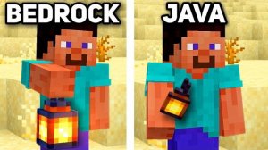20 СКРЫТЫХ РАЗЛИЧИЙ МЕЖДУ МАЙНКРАФТ БЕДРОК И ДЖАВА!