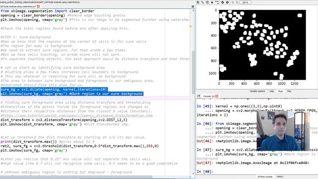 Tutorial 57 - Nuclei (cell) segmentation in python using watershed смотреть онлайн