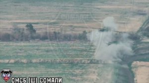 Подрыв на мине и последующее возгорание БМП-1ТС Всу в районе н.п Разино, ДНР 💥🇷🇺👊