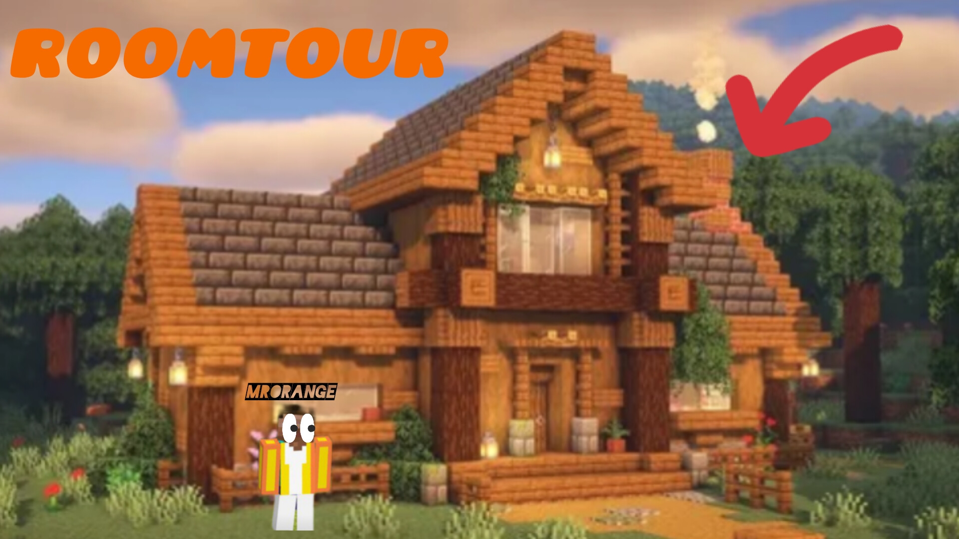 Roomtour по моему новому дому в Майнкрафте