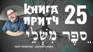 Книга Притч 25 глава