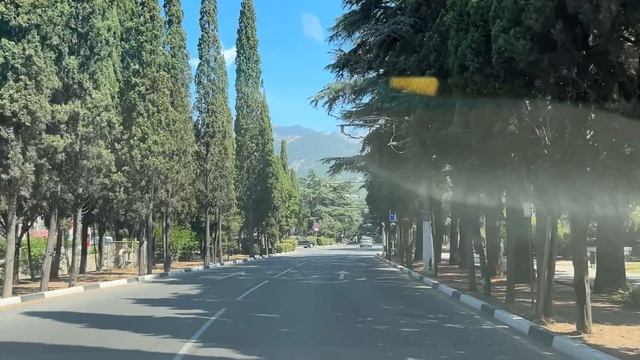 Ялта. К.Маркса, Московская улицы, до выезда из города. 18.07.2025. Крым. Crimea. Yalta. смотреть онлайн