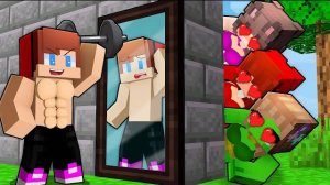 Стал очень сильный и накачанный и все девочки полюбили? Майнкрафт мультфильм