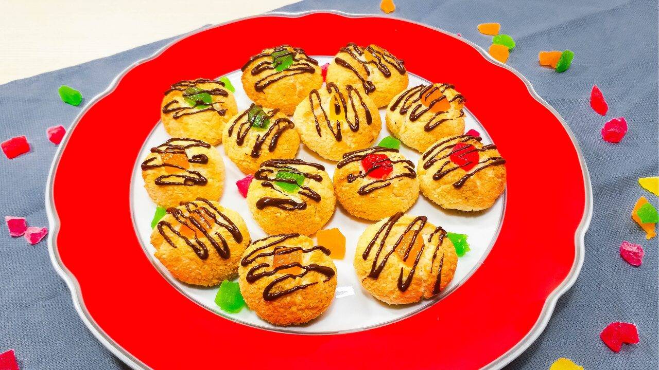 ПЕЧЕНЬЕ кокосовое, без глютена. смотреть онлайн