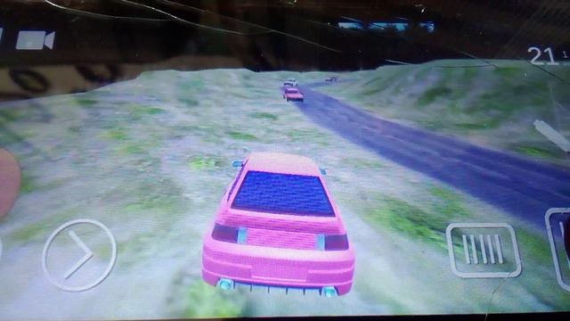 Малиновый ВАЗ 2112 выживает на лесной дороге в игре Рашшен карт креш симулятор.Очень классный видос.