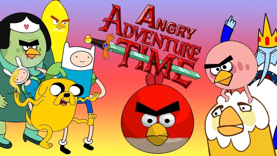 ANGRY ADVENTURE TIME(ANGRY BIRDS ADVENTURE TIME)PARODY EDITION смотреть онлайн