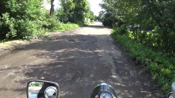 Упал! На мотоцикле урал. Нелепая случайность. Первое падение на мотоцикле в городе