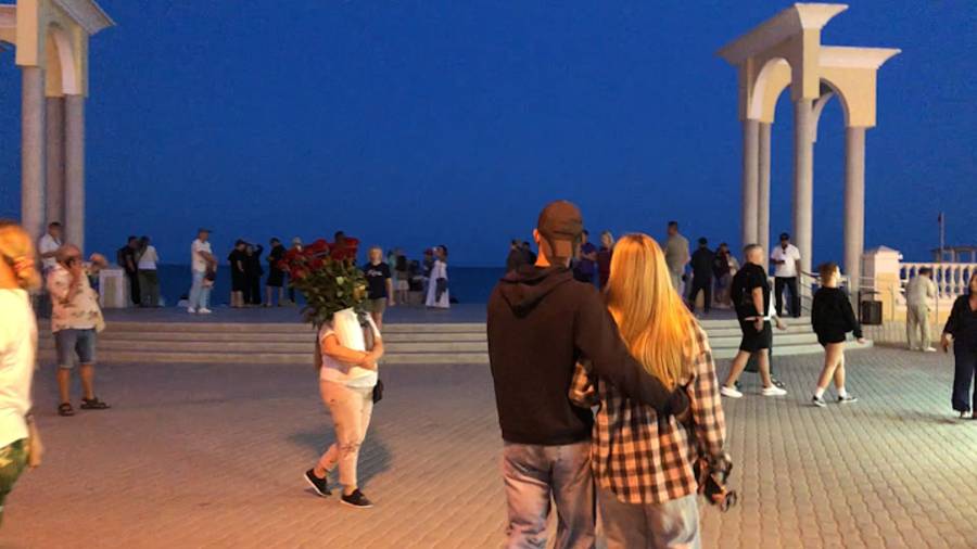 По Крыму пешком. Евпатория - новая набережная Терешковой смотреть онлайн