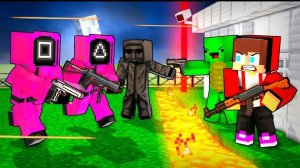 Новая игра в кальмара с Брэйнродом в Майнкрафте, мультфильм