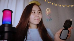 АСМР -  Расчёсывание Волос и БЛИЗКИЙ НЕЖНЫЙ ШЕПОТ | ASMR Hair brushing ♡