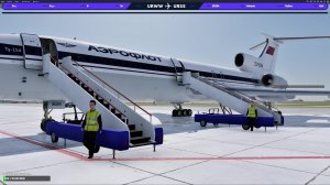 X-Plane 12, Ту154-б2, Vatsim, Volgograd(URWW) - Sochi(URSS)