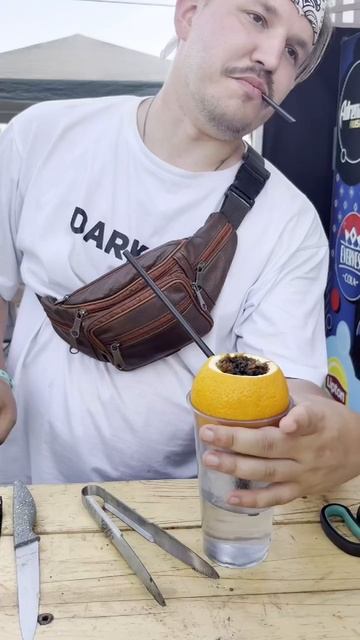 Походный кальян из апельсина смотреть онлайн