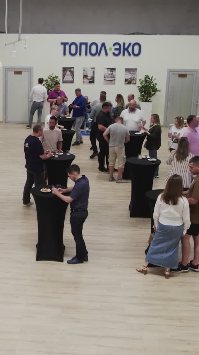 Открытие производства ГК ТОПОЛ-ЭКО в Санкт-Петербурге. Часть 1 смотреть онлайн