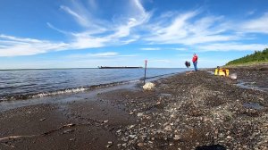 Мы снова на реке. Рыбалка к ужину.