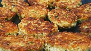 Овсяные котлеты.