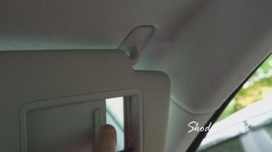 SKODA Rapid - солнцезащитный козырек с зеркалом со стороны пассажира