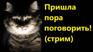 Пришла пора поговорить! (стрим от 25 июля 2025)