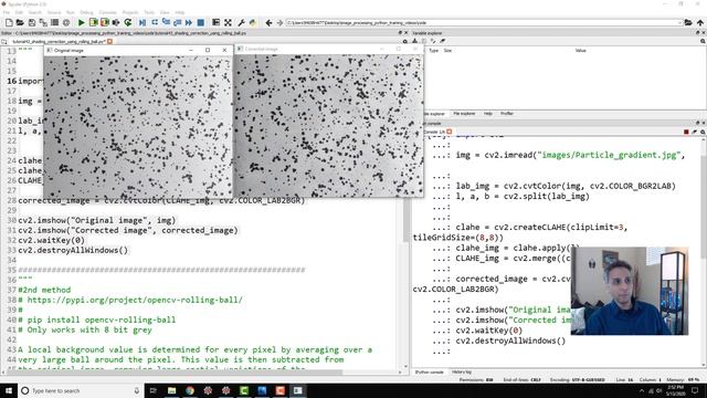 Tutorial 43 - Shading correction using rolling ball background subtraction смотреть онлайн