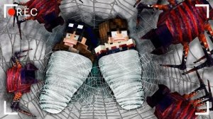 НАПАДЕНИЕ ГИГАНТСКИХ ПАУКОВ. МГЛА [ЧАСТЬ4]-СТРАШИЛКИ МАЙНКРАФТ