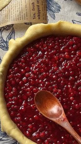 🥧Брусничный пирог с тимьяном смотреть онлайн