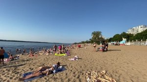 Самара. Набережная и пляж р. Волги