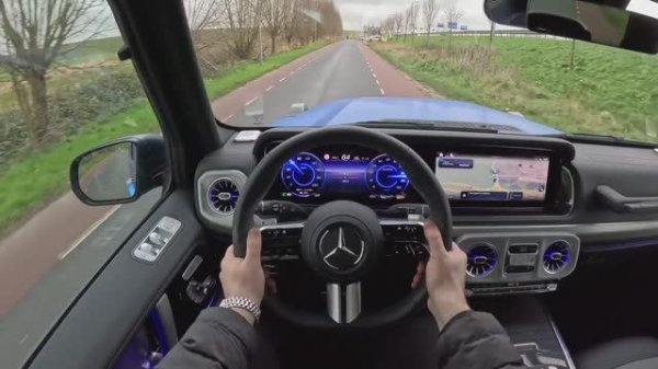 Новый Mercedes G580 AMG 2026 [Electric 587 л.с.] POV TEST DRIVE