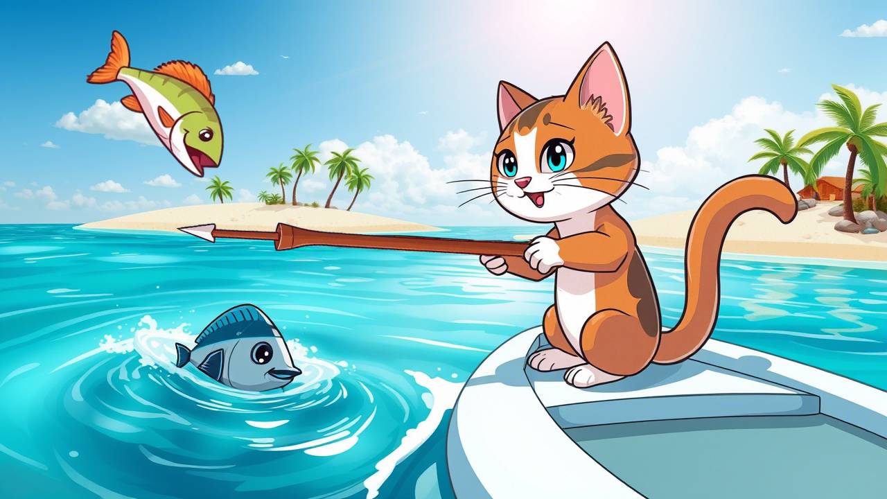 КОТ ЛОВИТ РЫБУ И ПРОКАЧИВАЕТСЯ! ► The Fishercat #1