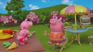 Свинка Пеппа с братом купаются в бассейне - мультик для детей для маленьких