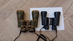 Сравнение Биноклей БПс  10х40 КОМЗ и БПШЦ 2 10х50 ЗОМЗ