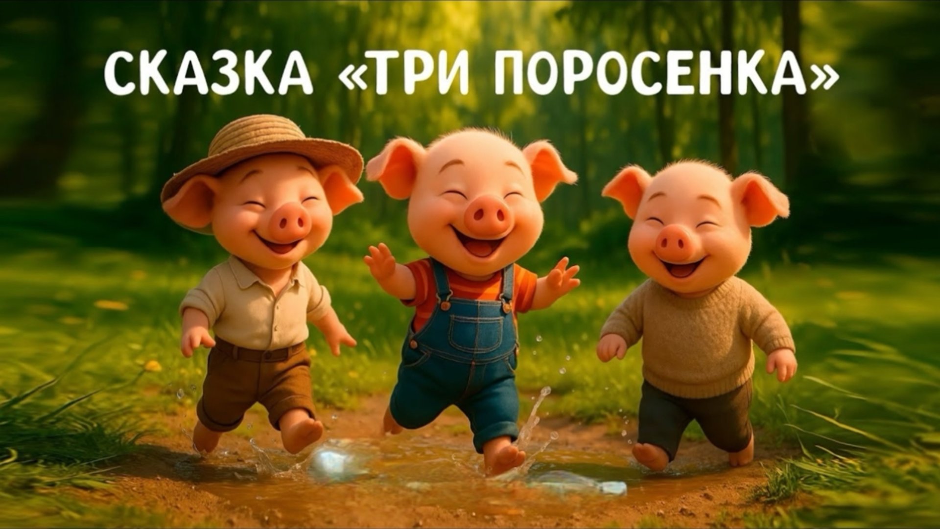 Мультик сказка три поросенка детям смотреть онлайн