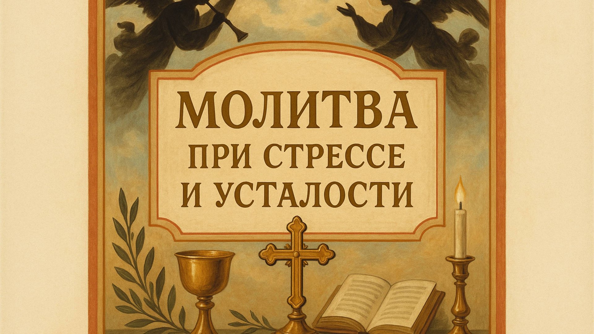 Молитва при стрессе и усталости